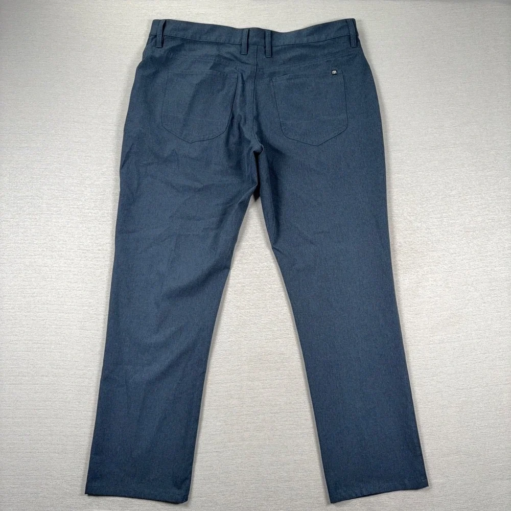 Travis Mathew Open to Close Pants Mens Size 36x30 Blue Polyester Spandex